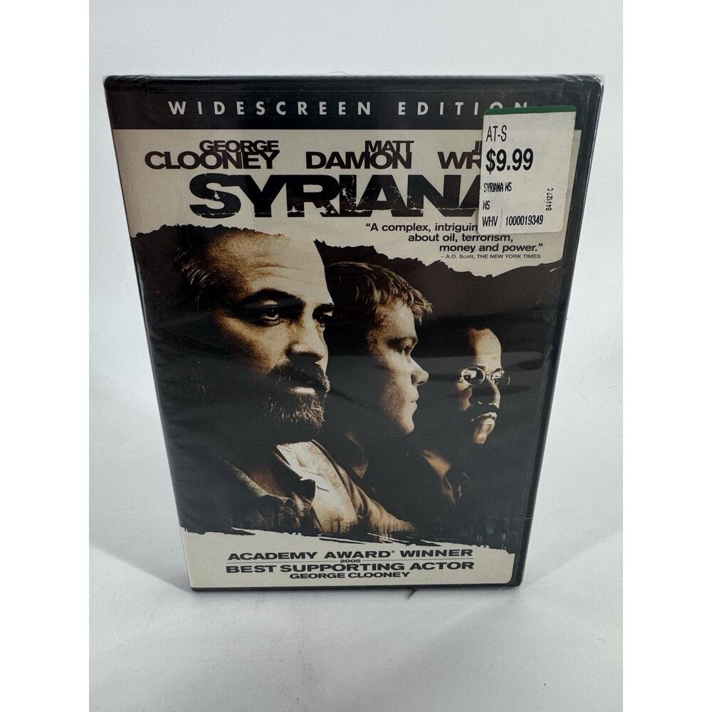 Syriana (DVD, 2005, Widescreen) NEW SEALED George Clooney Matt Damon